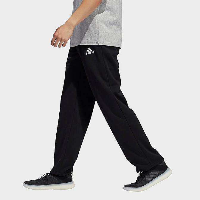 Front view of Men's adidas Team Issue Sweatpants in Black Click to zoom