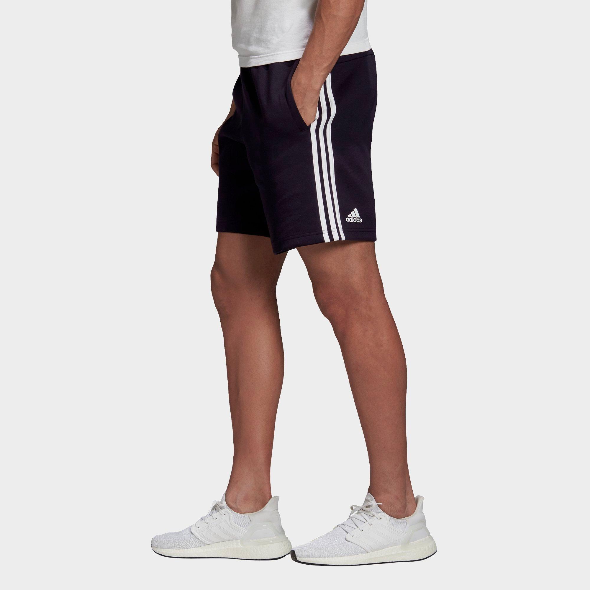 adidas 3 stripe shorts mens