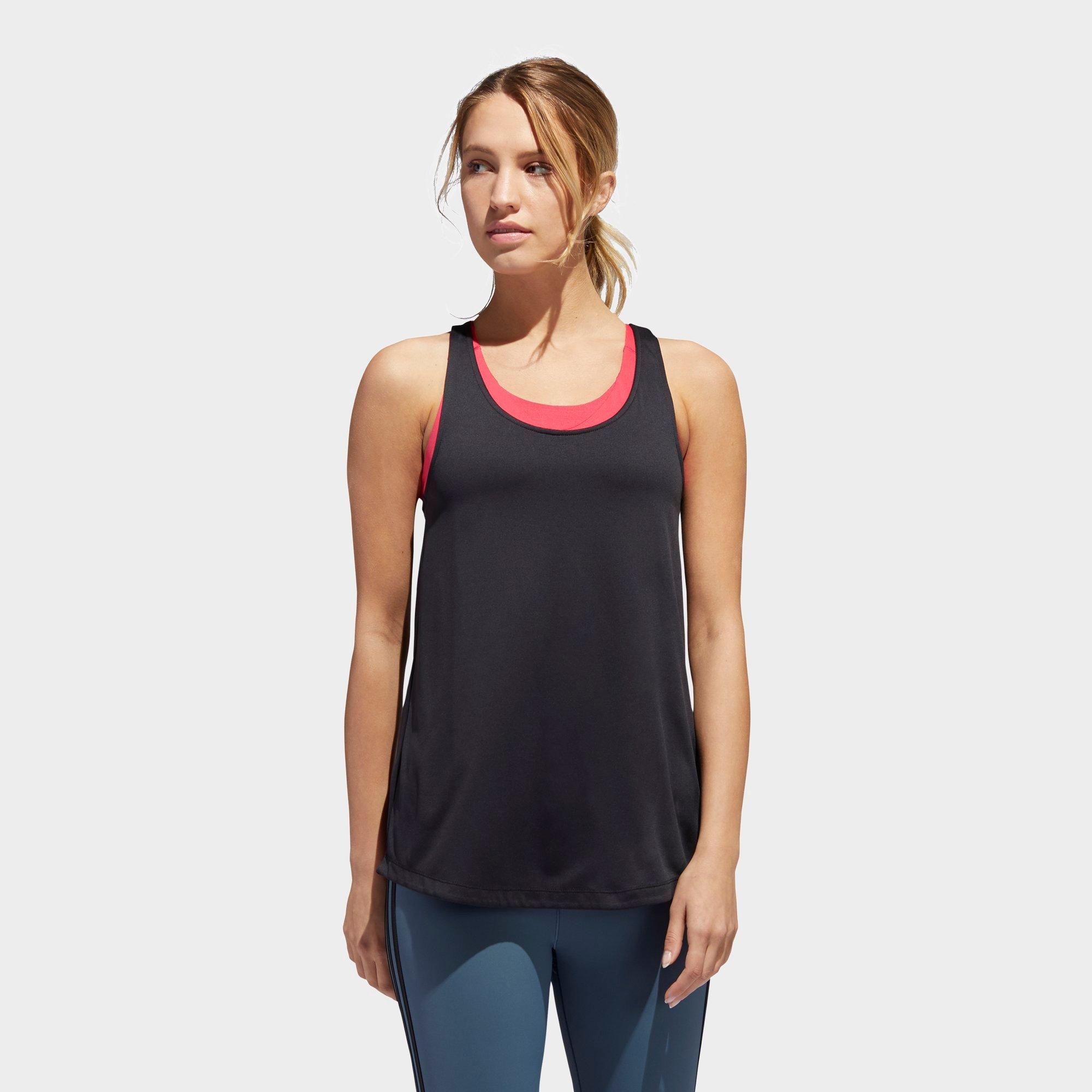womens black adidas tank top