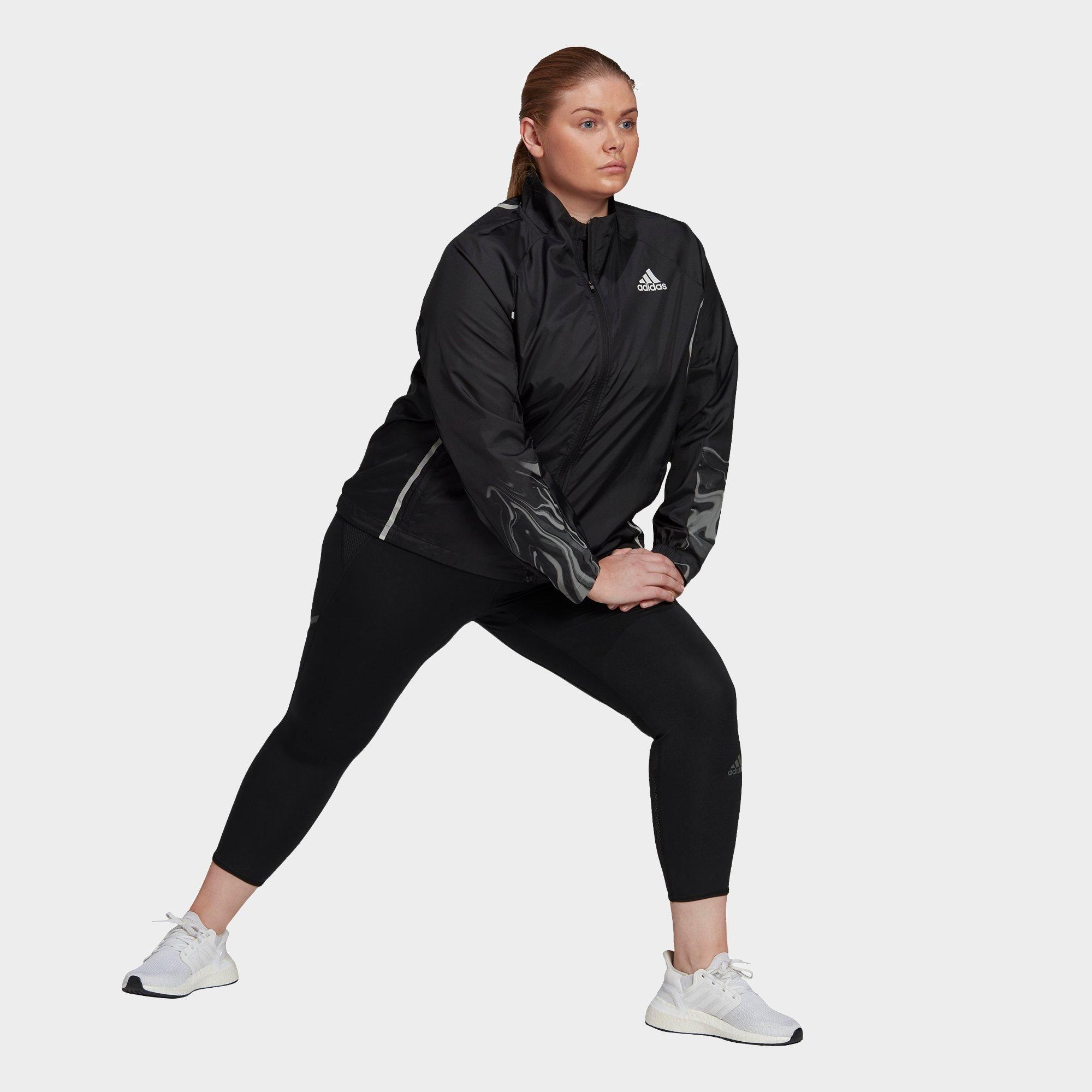 adidas plus size running jackets