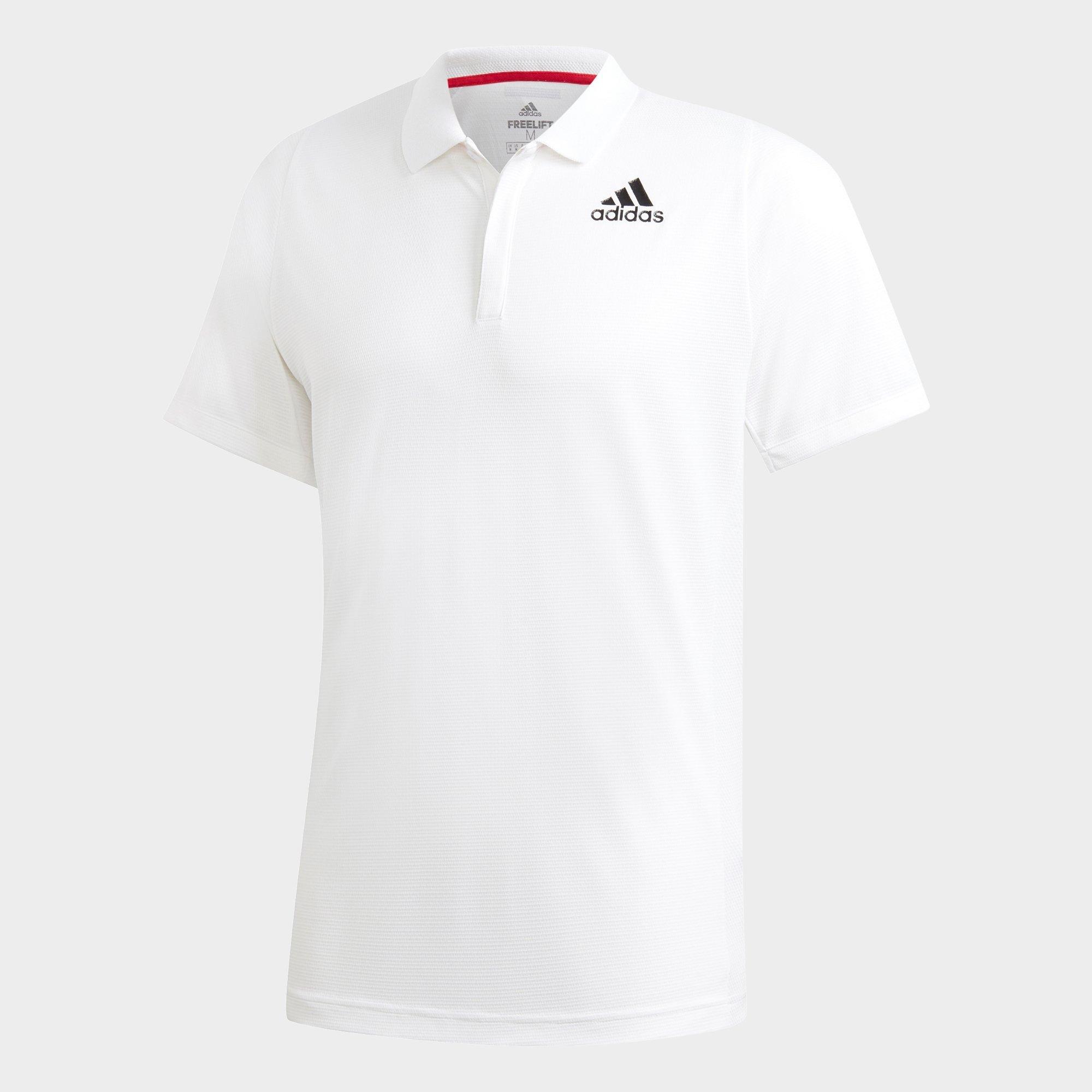 white adidas polo shirt