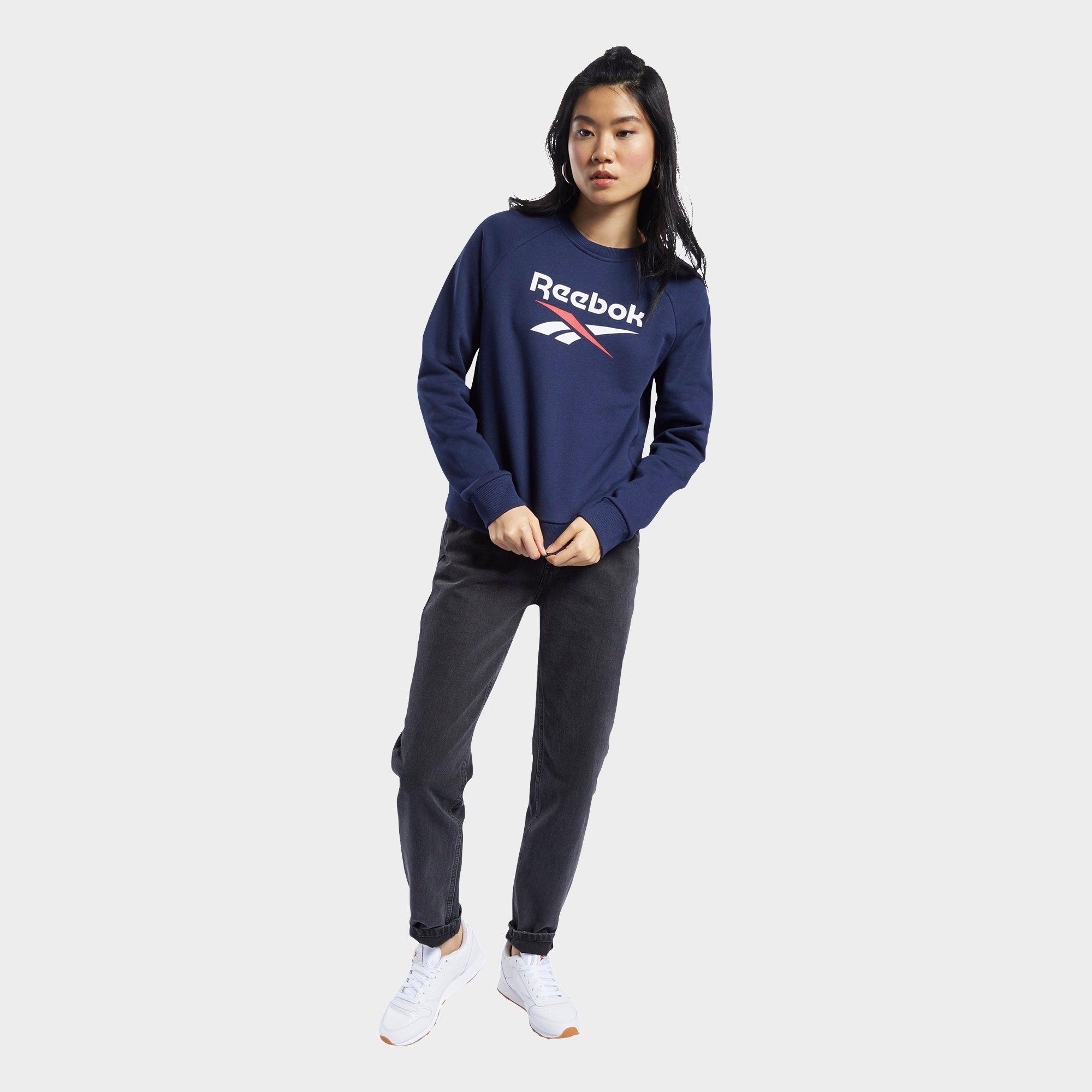 Reebok Womens Classic Vector Crewneck Sweatshirt