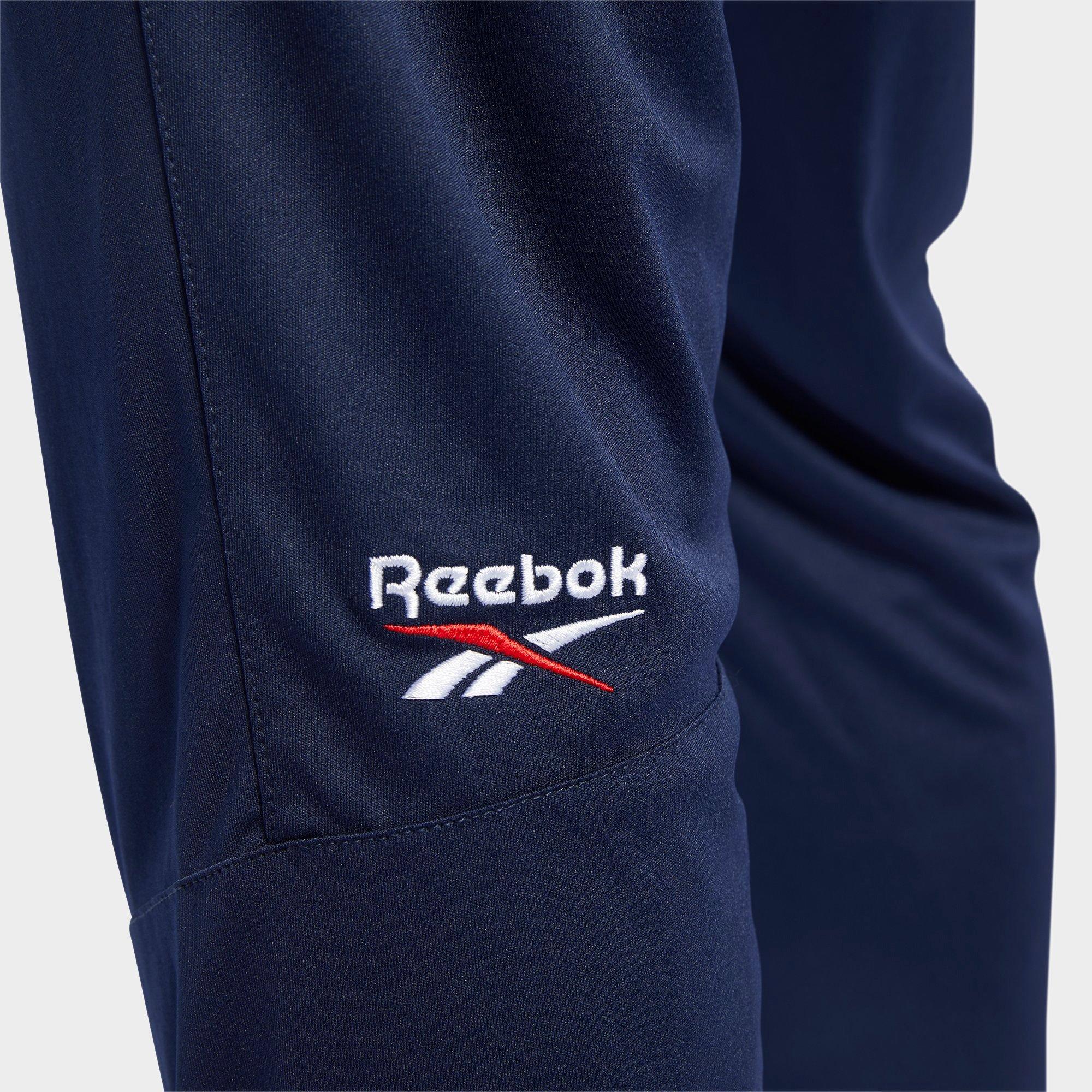 reebok slim fit track pants