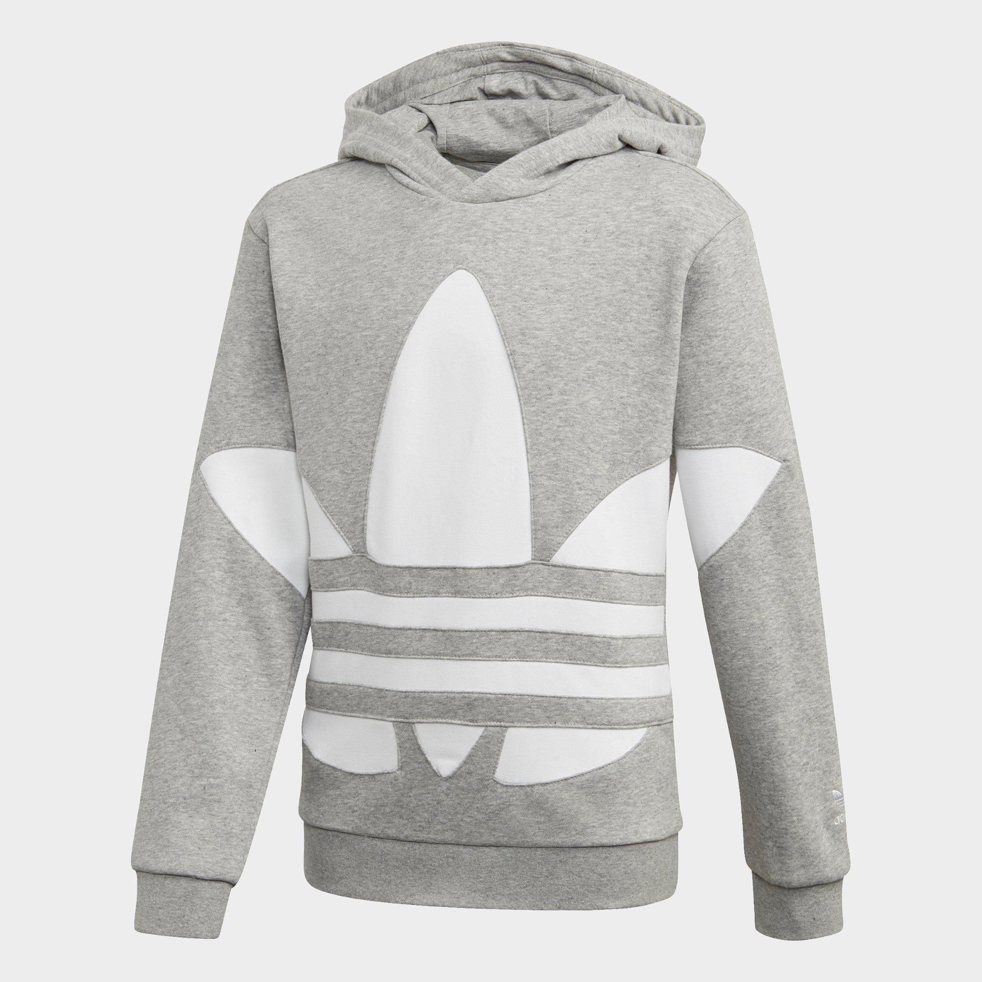 adidas big trefoil hoodie