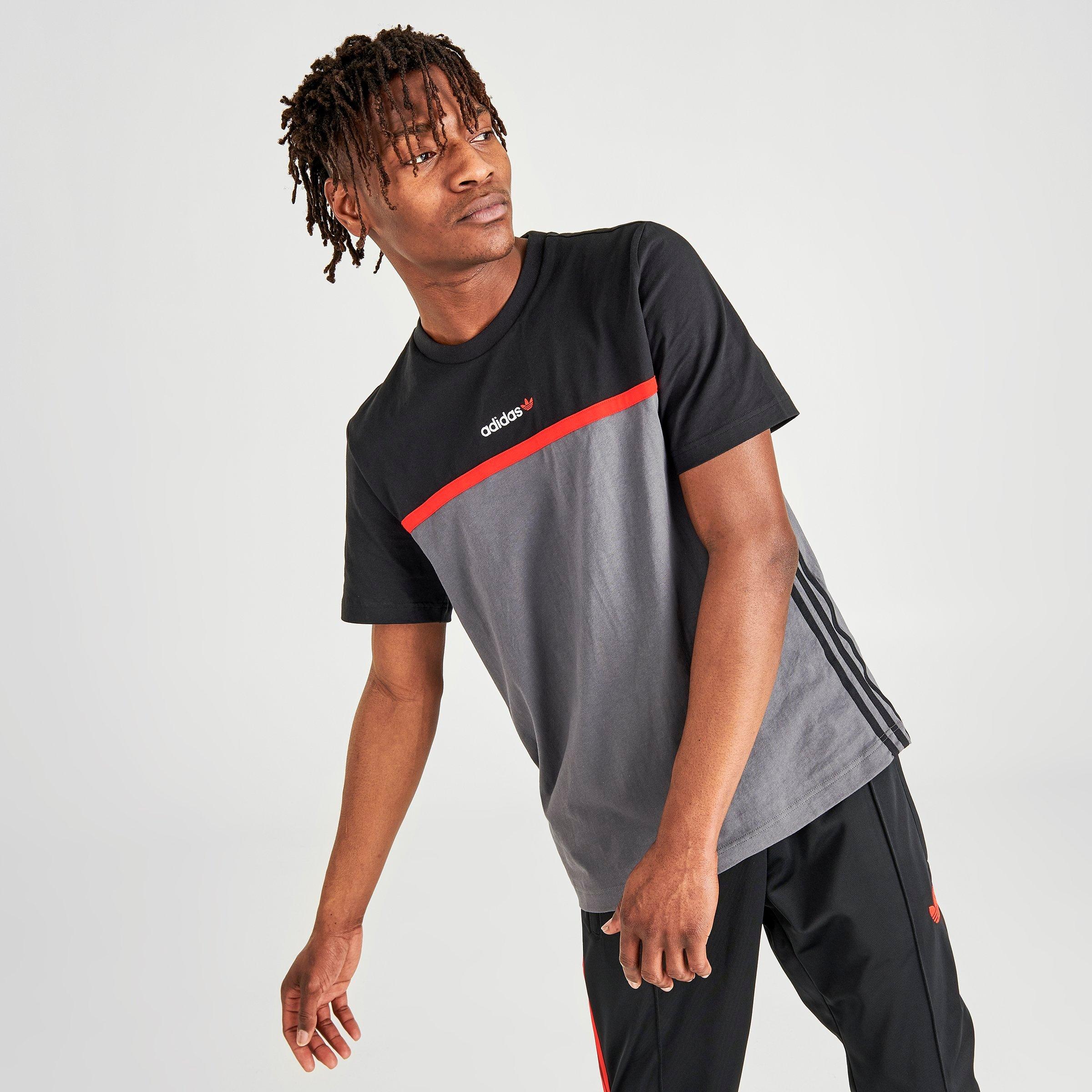 grey addidas shirt