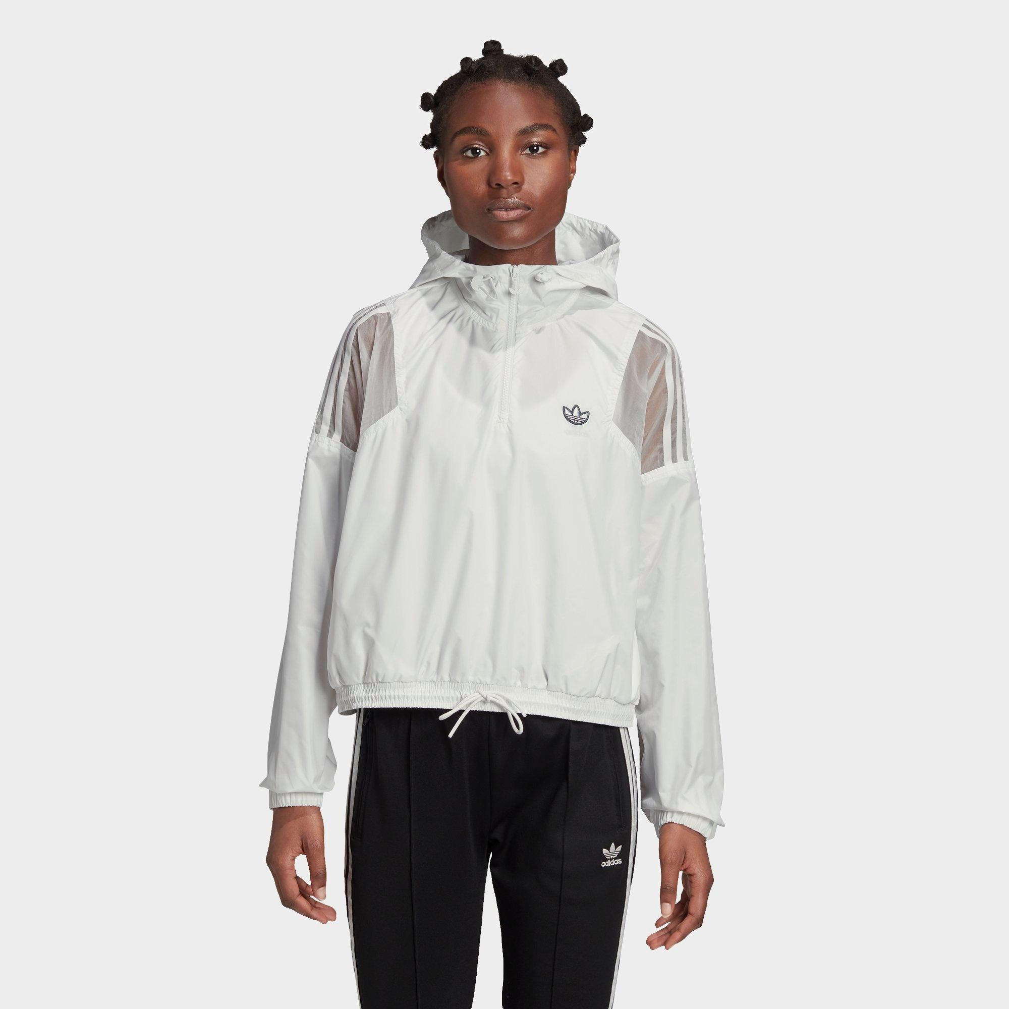 adidas embossed logo womens crop sweatshirt