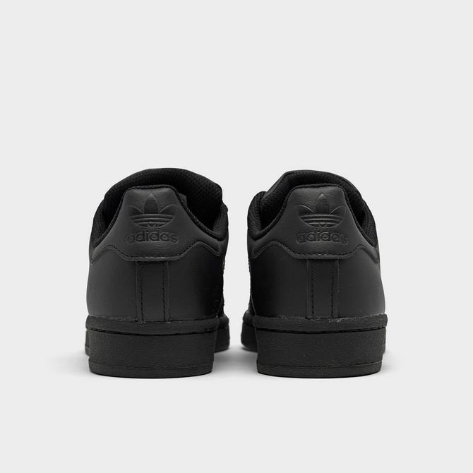 Kids adidas hot sale superstar black