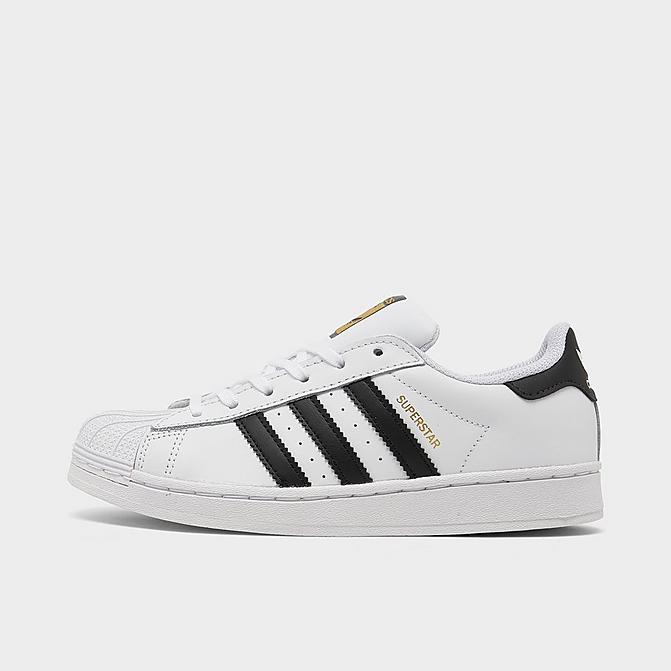 Right view of Little Kids' adidas Originals Superstar Casual Shoes in Ftwr White/Core Black/Ftwr White Click to zoom