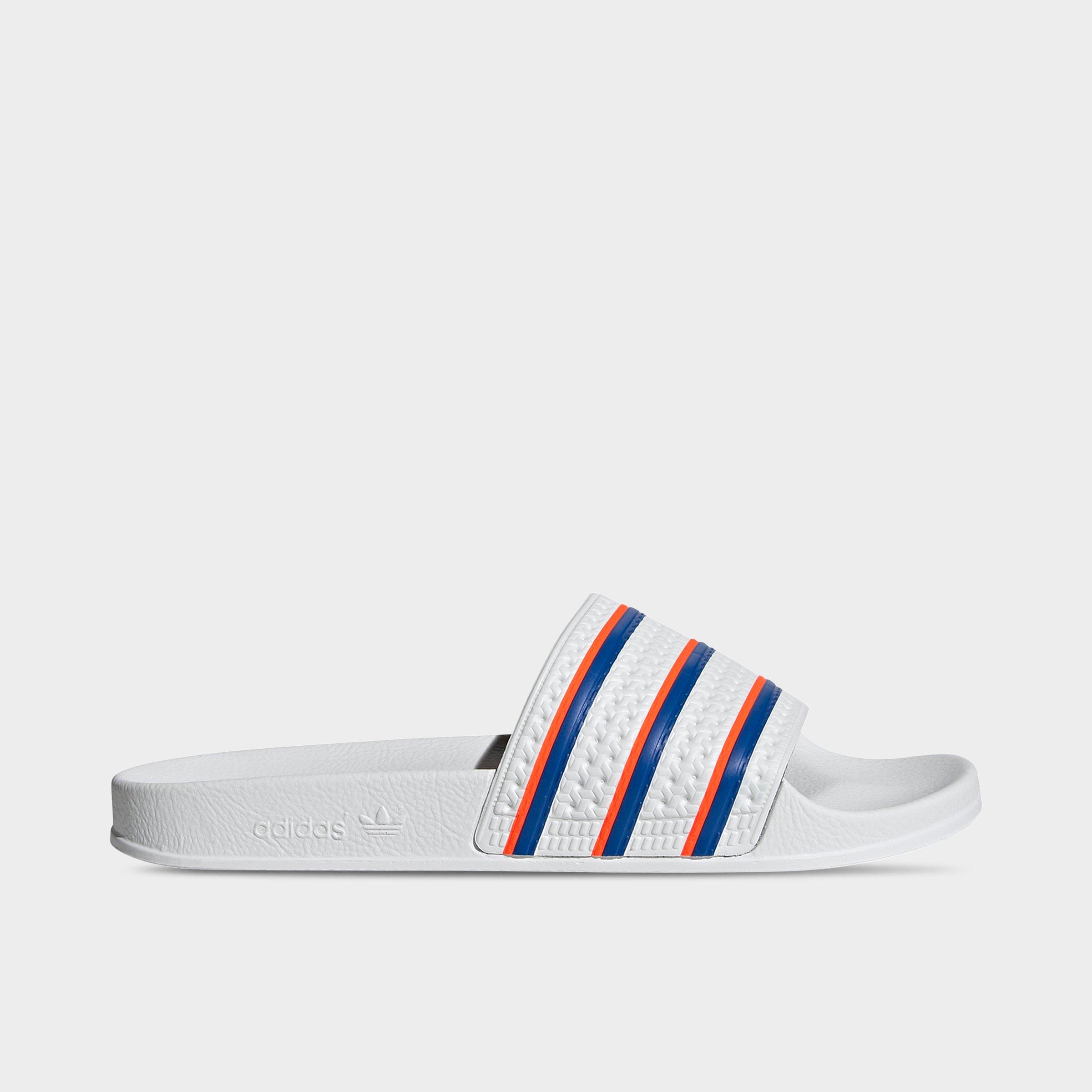 adilette slides red