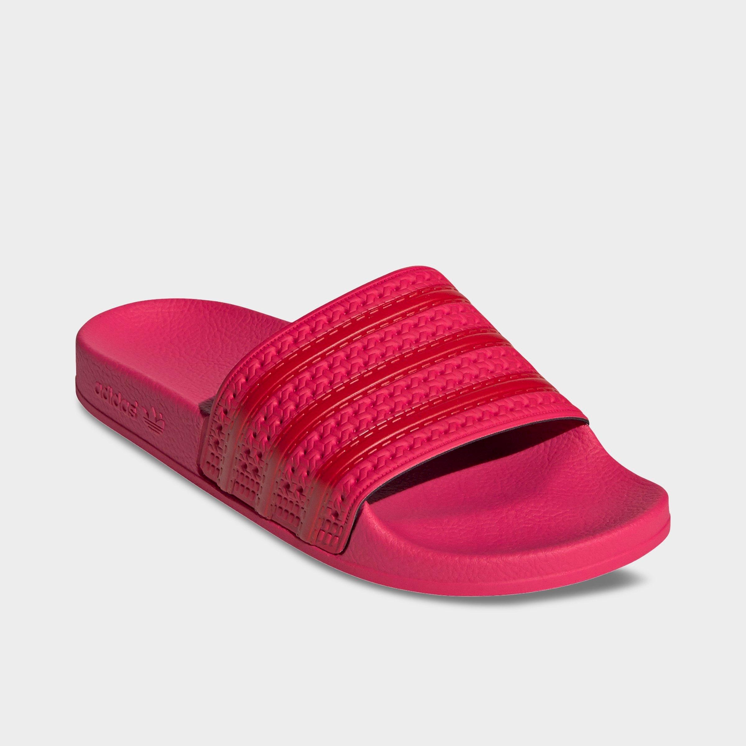 adidas adilette slides women's pink