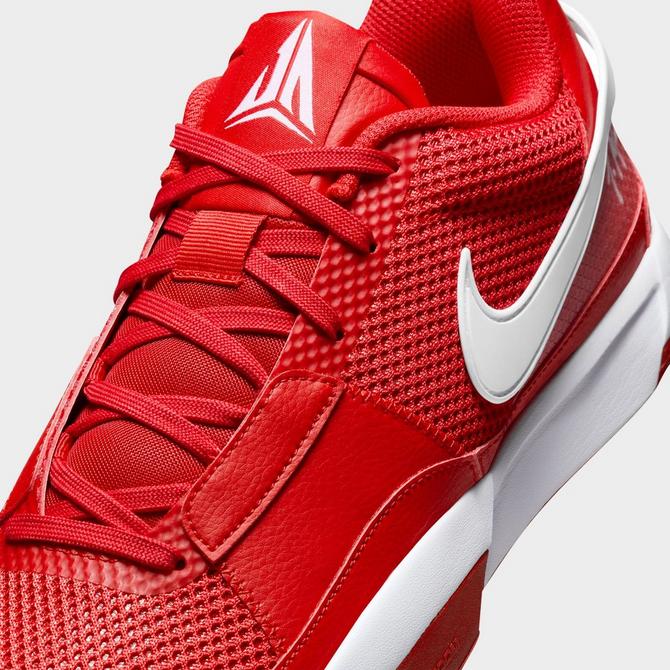 Red nike shoes basketball sales