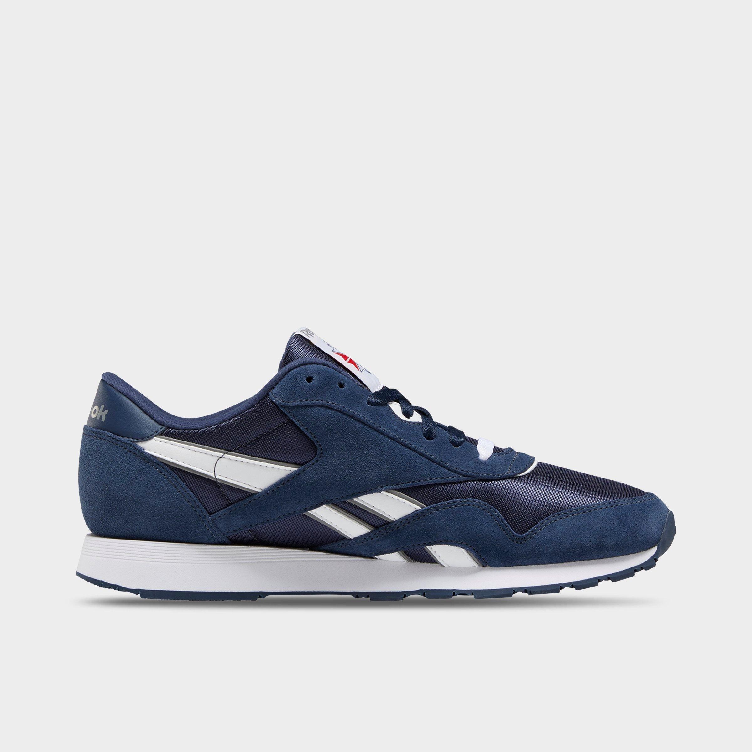 reebok classic nylon team navy platinum