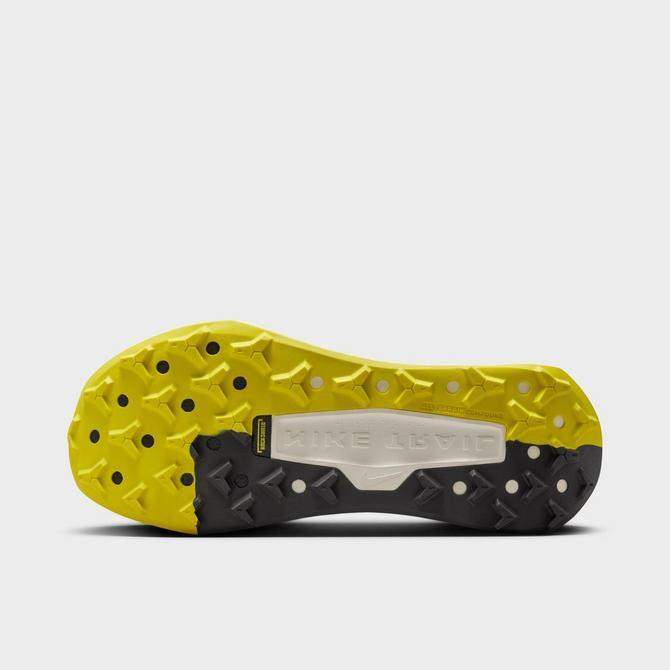 Bottom view of Men's Nike Wildhorse 10 Trail Running Shoes in Alabaster/Lightning/Saturn Gold/Medium Ash Click to zoom