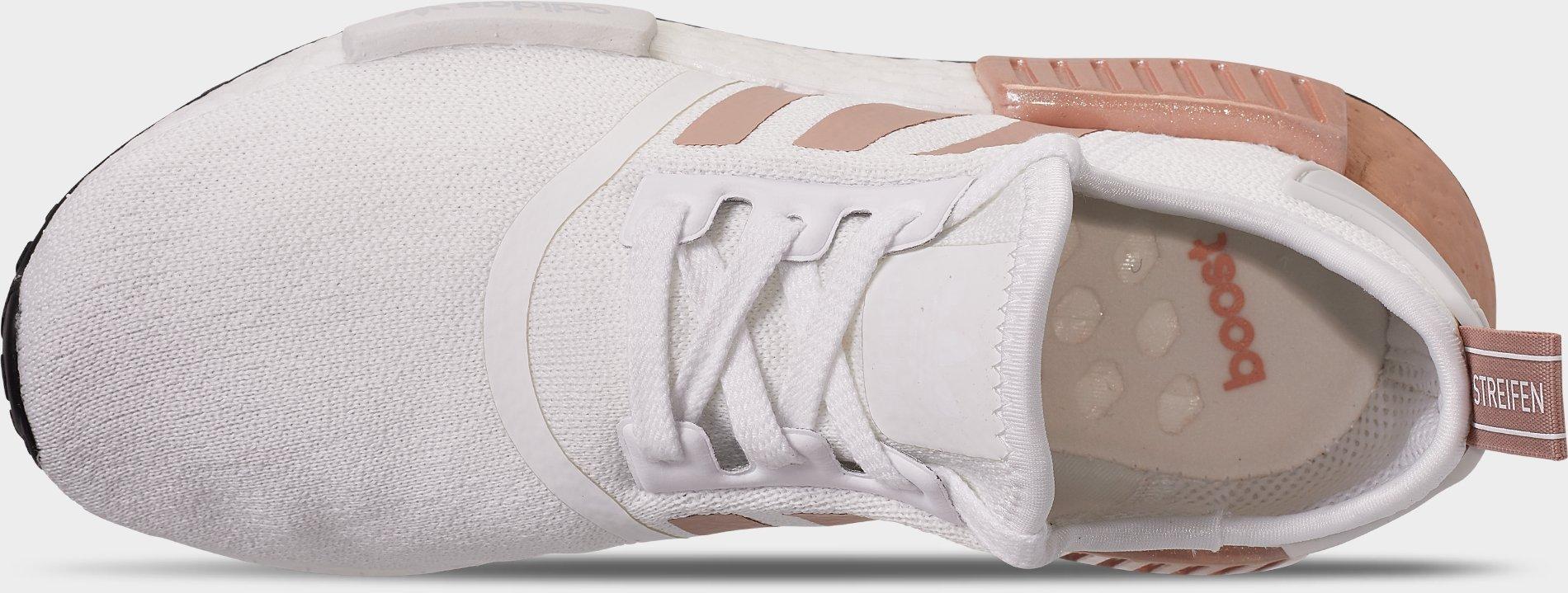 women's adidas nmd r1 casual shoes white