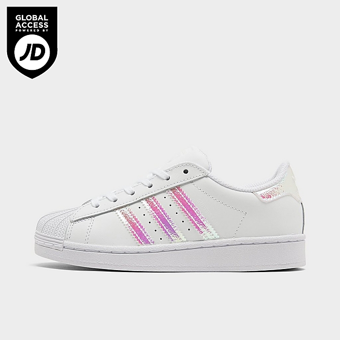 analogy Muddy Dot Girls' Little Kids' adidas Originals Superstar Girls Are Awesome Casual  Shoes| Finish Line