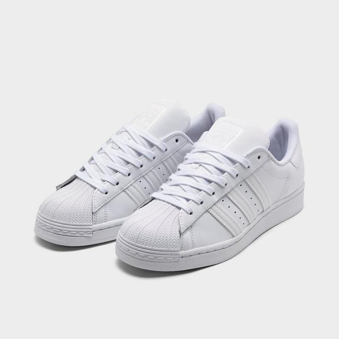 Adidas Original Men’s 12 Superstar Hard Shell Toe White Black Vintage Aged