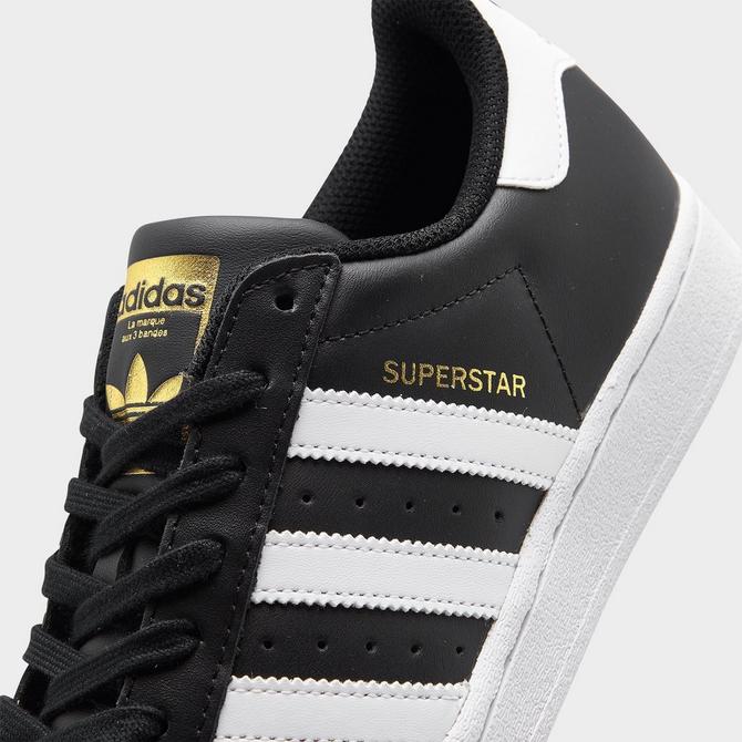 Adidas superstar black white womens hotsell