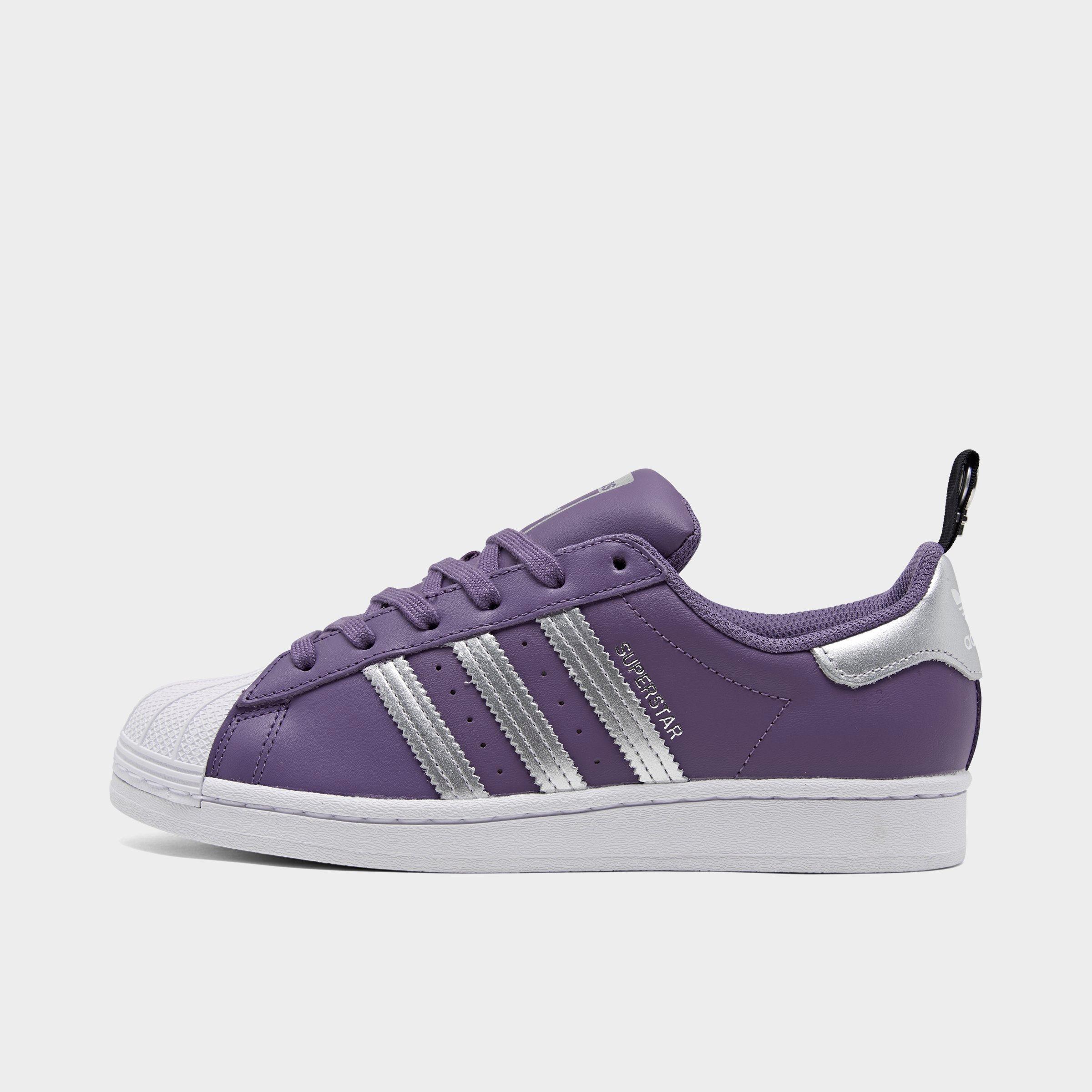 adidas originals superstar purple white