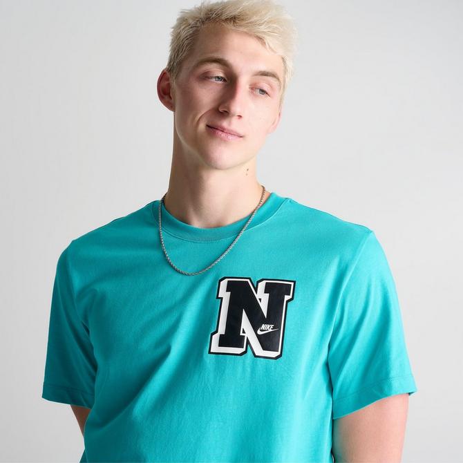 Men s Nike Sportswear Varsity Letter Graphic T Shirt Finish Line