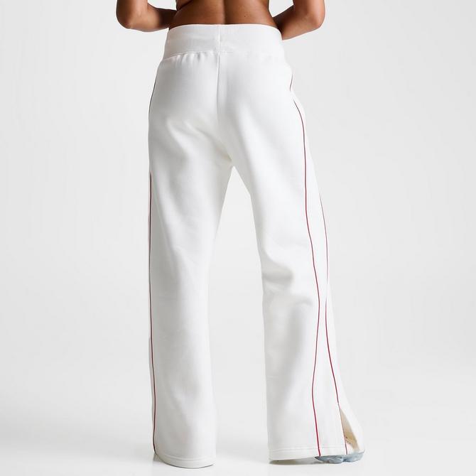 Nike Sisterhood wide leg track pants in white