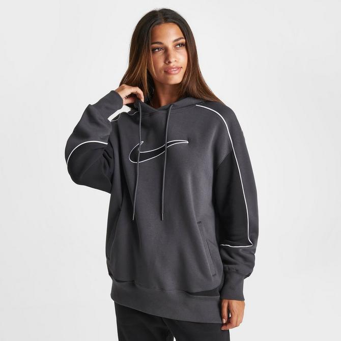 Nike Sportswear Club Fleece Women's Oversized Crop Graphic Hoodie,  Black/White, X-Small : : Clothing, Shoes & Accessories