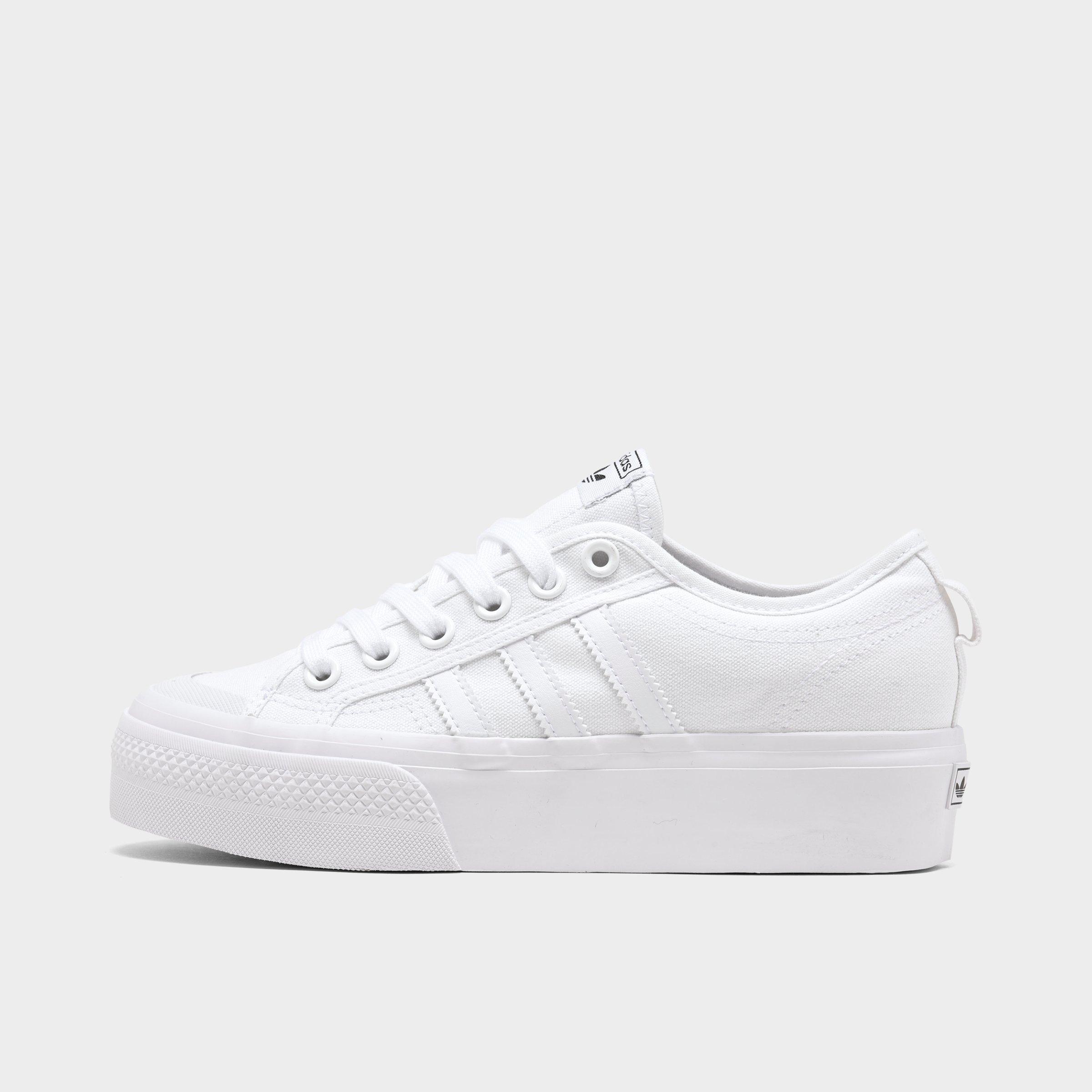 platform white adidas