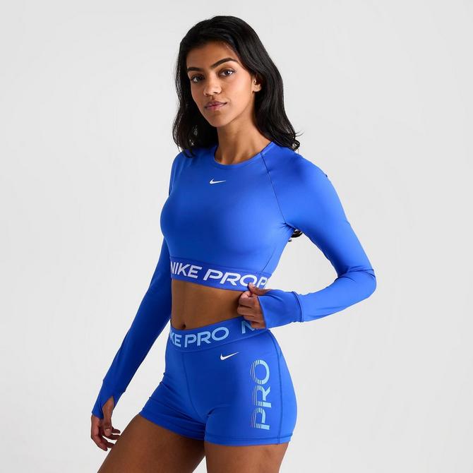 Nike pro cropped store top