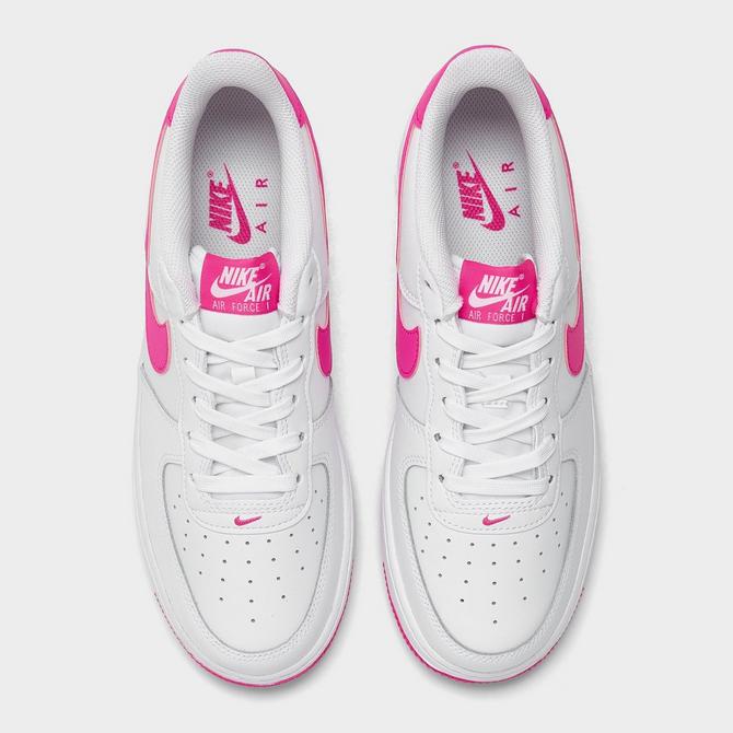 Air force 1 white and pink on sale