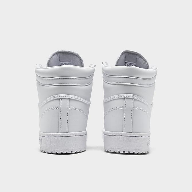 Left view of Men's adidas Originals Top Ten Hi Casual Shoes in Cloud White/Cloud White Click to zoom