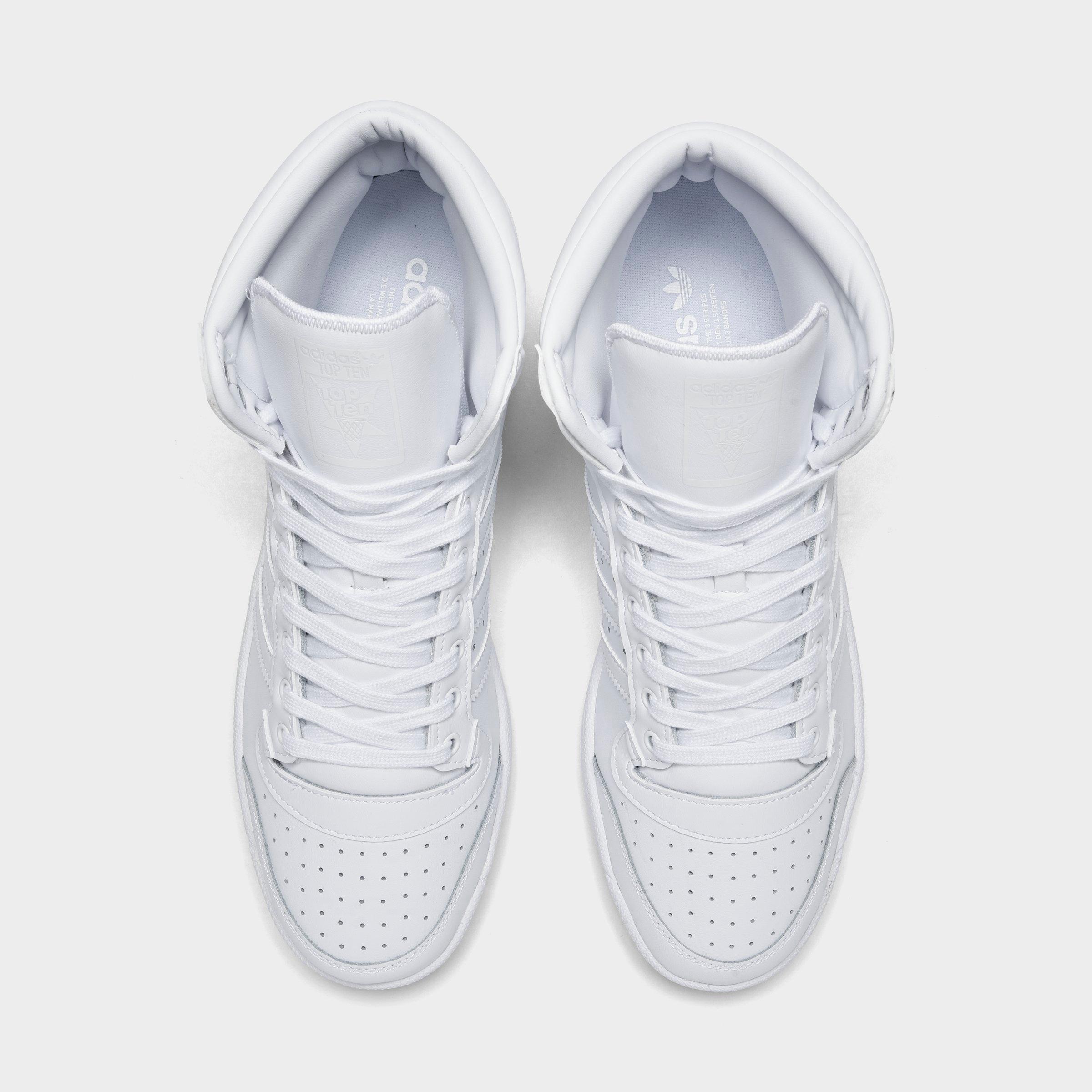 men's adidas top ten hi casual shoes