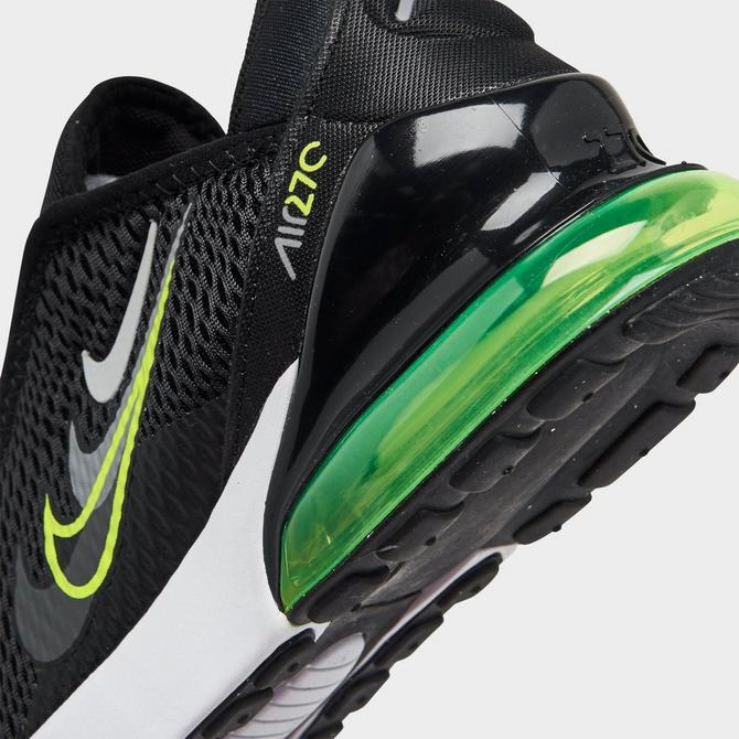 Air max 270 black best sale volt green