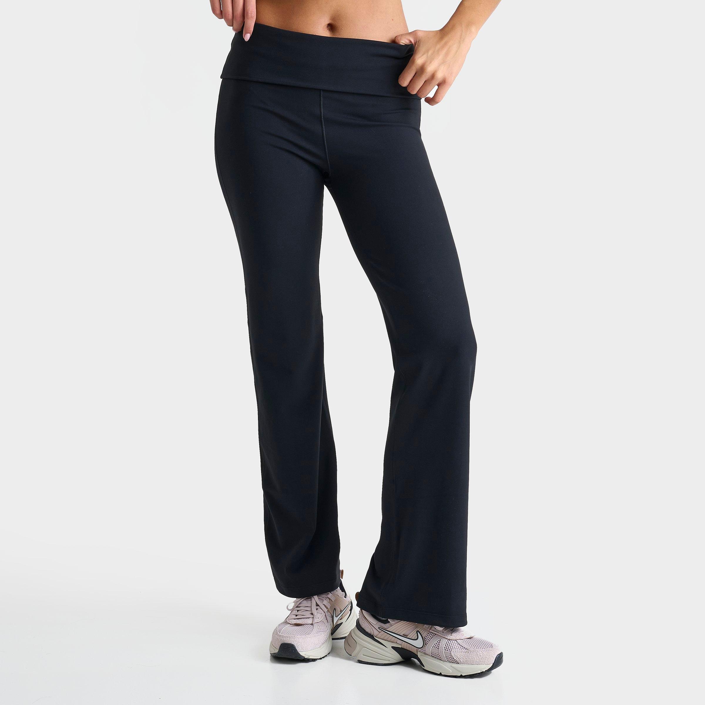 Women's Nike One Dri-FIT High-Waisted Fold-Over Flare Leggings