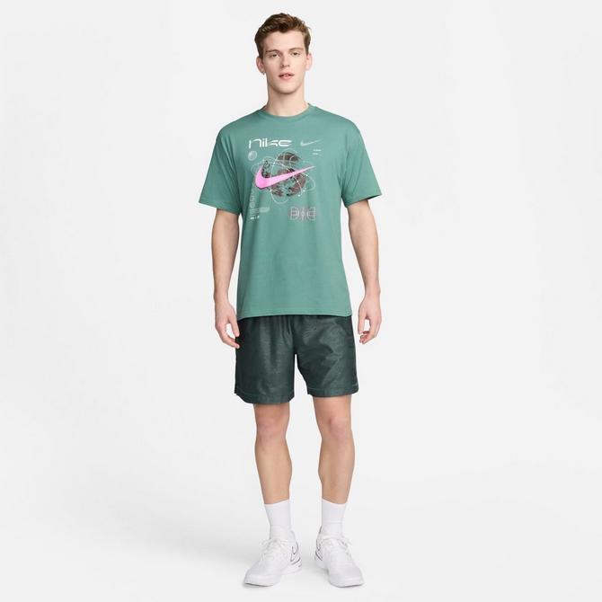 [angle] view of Men's Nike Max90 Basketball T-Shirt in Bicoastal Click to zoom