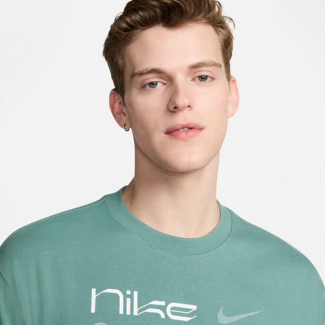 [angle] view of Men's Nike Max90 Basketball T-Shirt in Bicoastal Click to zoom