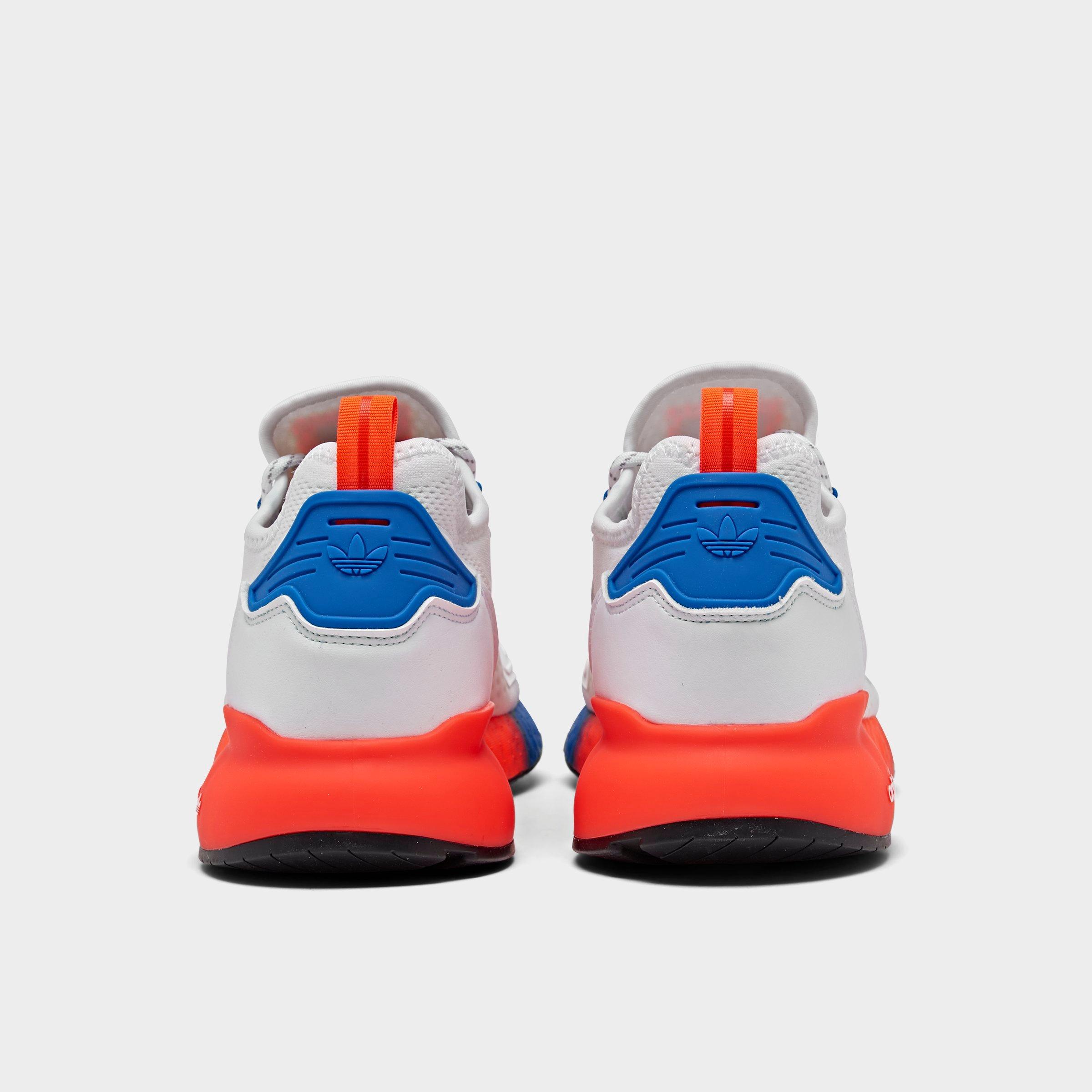 adidas running shoes blue and orange