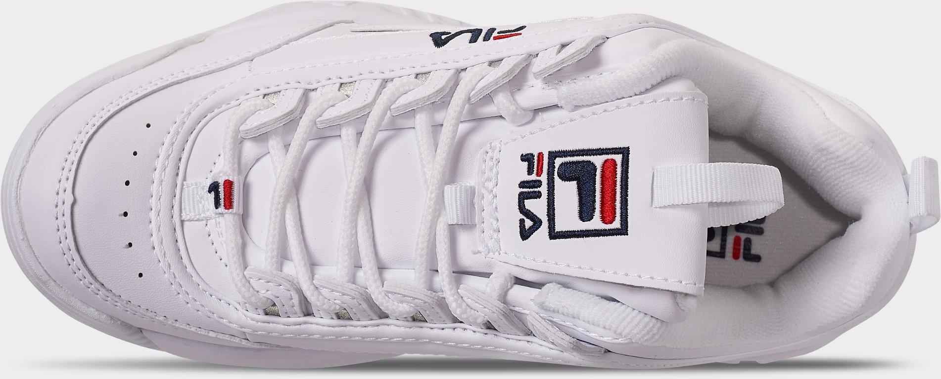 fila disruptor 2 white navy