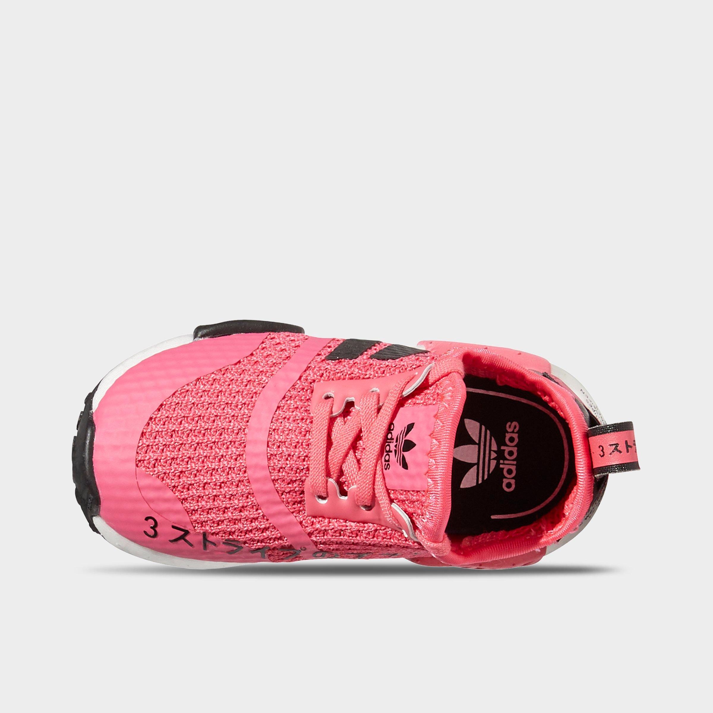 black and pink toddler adidas