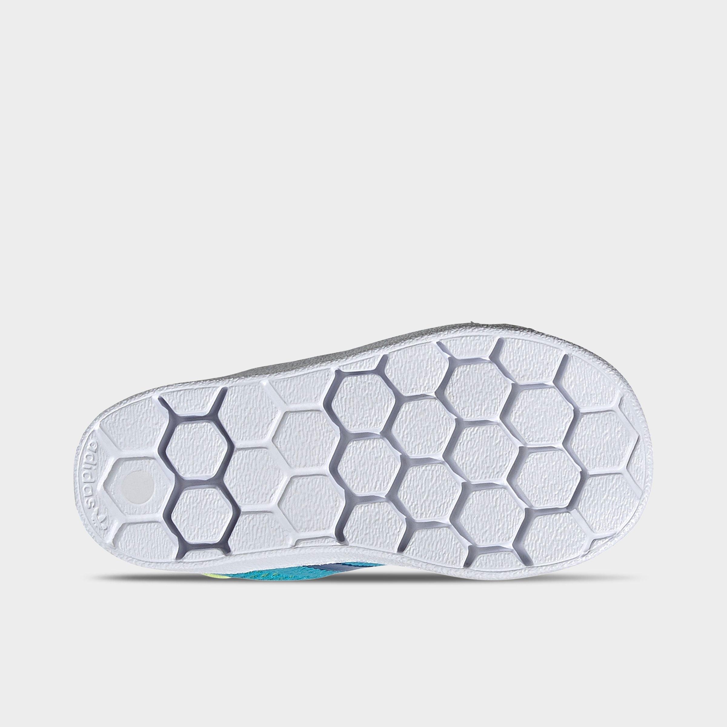 adidas original superstar slip on cyan