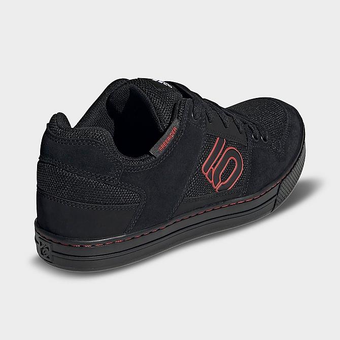 Left view of Men's adidas Five Ten Freerider Mountain Biking Shoes in Core Black/Footwear White/Footwear White Click to zoom