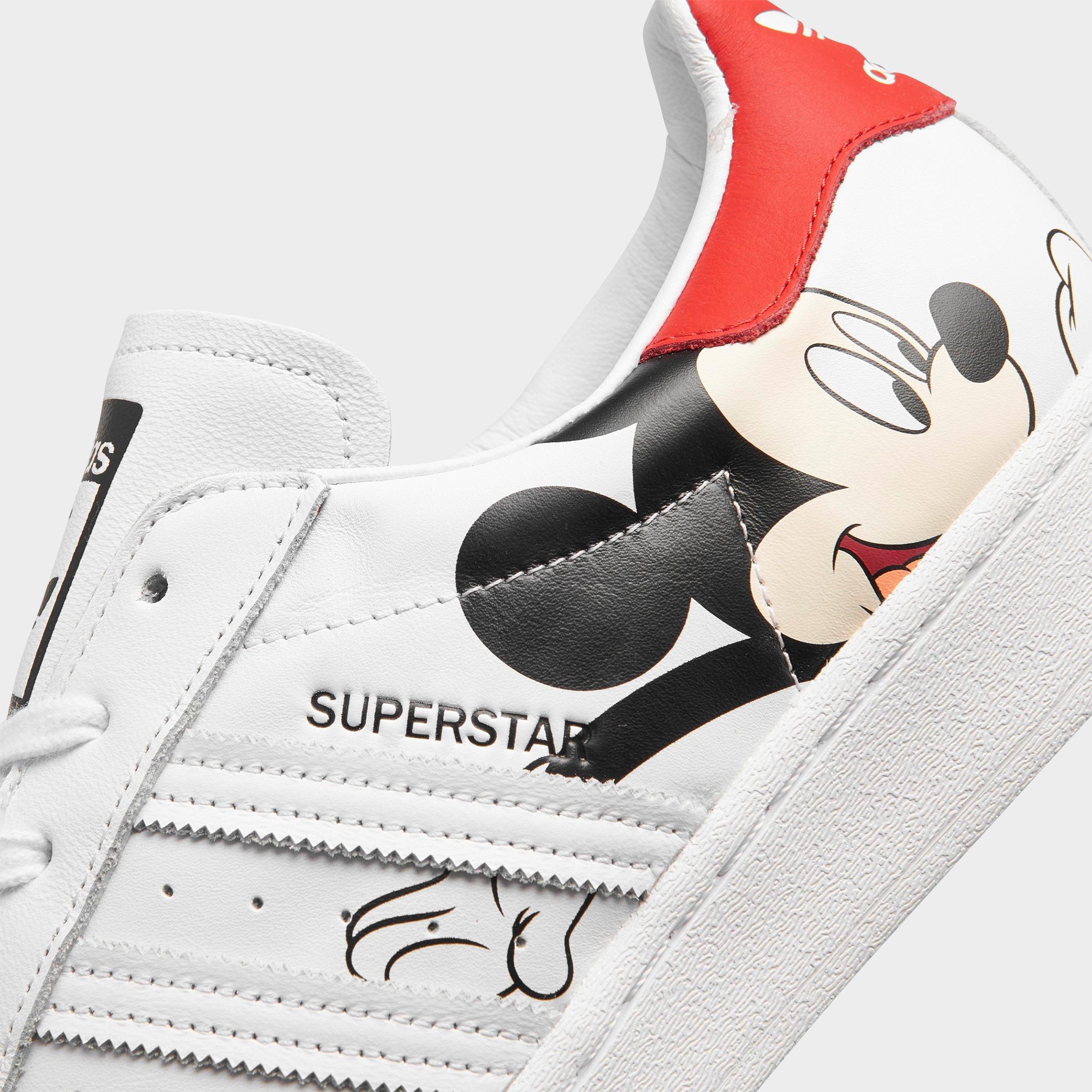 men's adidas x disney mickey mouse superstar casual shoes