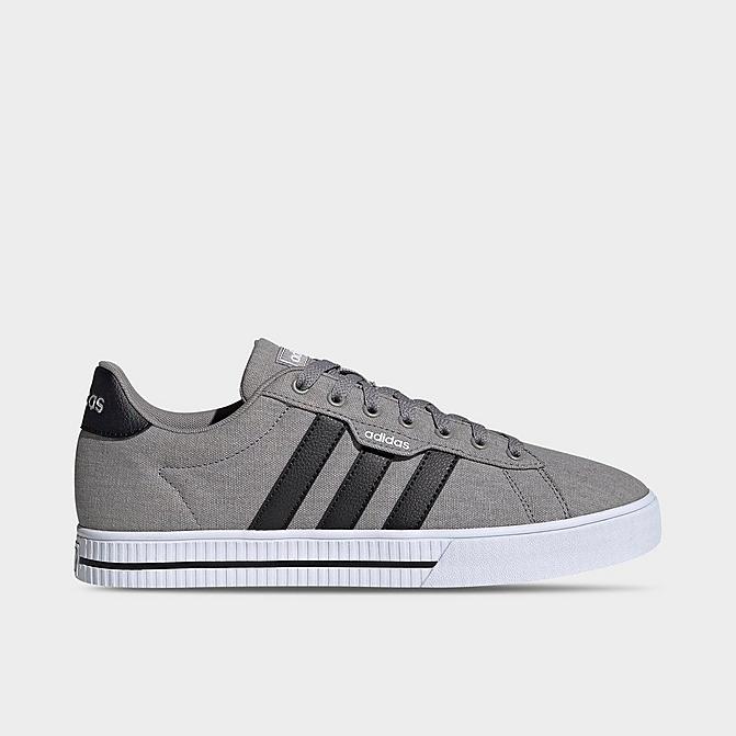 Right view of Men's adidas Essentials Daily 3.0 Casual Shoes in Dove Grey/Core Black/Cloud White Click to zoom