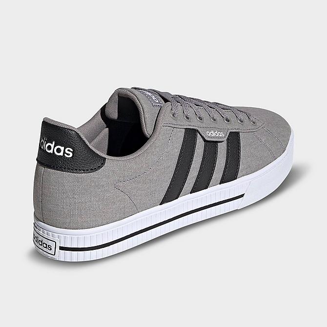 Left view of Men's adidas Essentials Daily 3.0 Casual Shoes in Dove Grey/Core Black/Cloud White Click to zoom