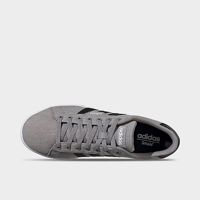 Back view of Men's adidas Essentials Daily 3.0 Casual Shoes in Dove Grey/Core Black/Cloud White Click to zoom