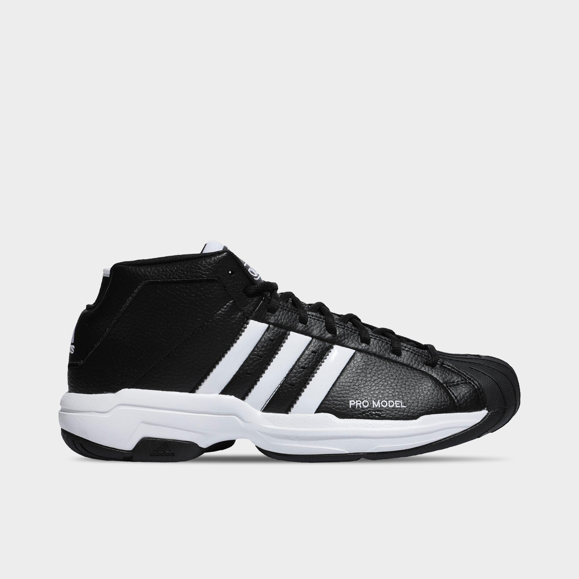 black and white adidas basketball shoes