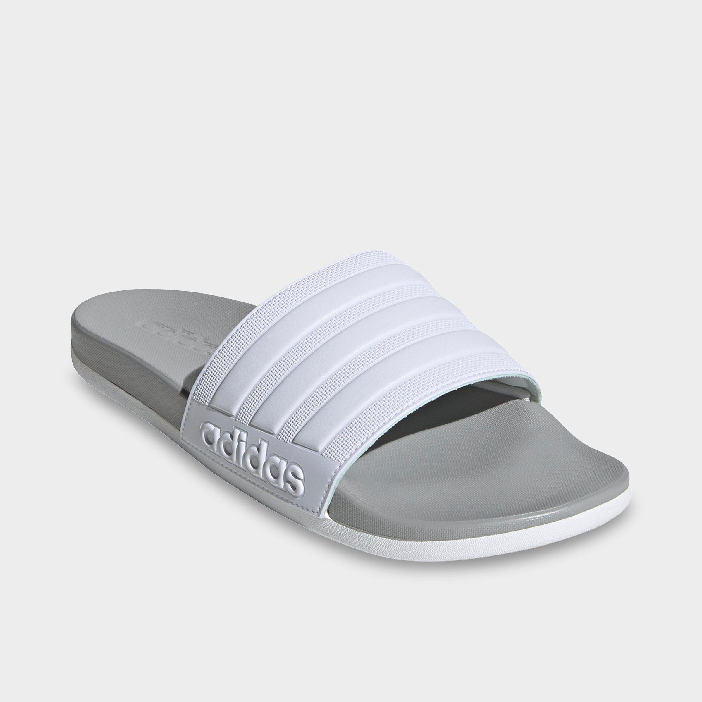 adidas men's adilette cloudfoam  slide sandal