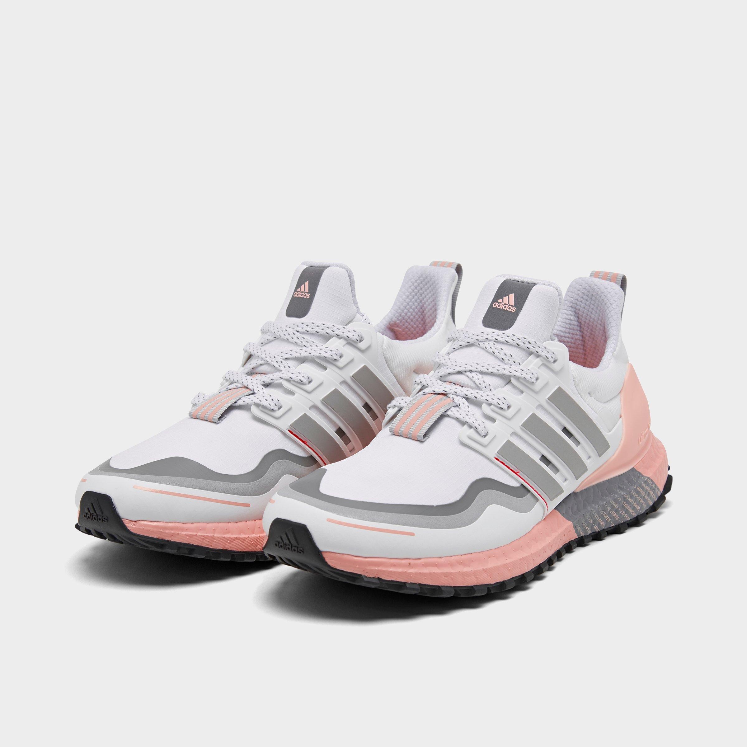 ultra boost white and pink