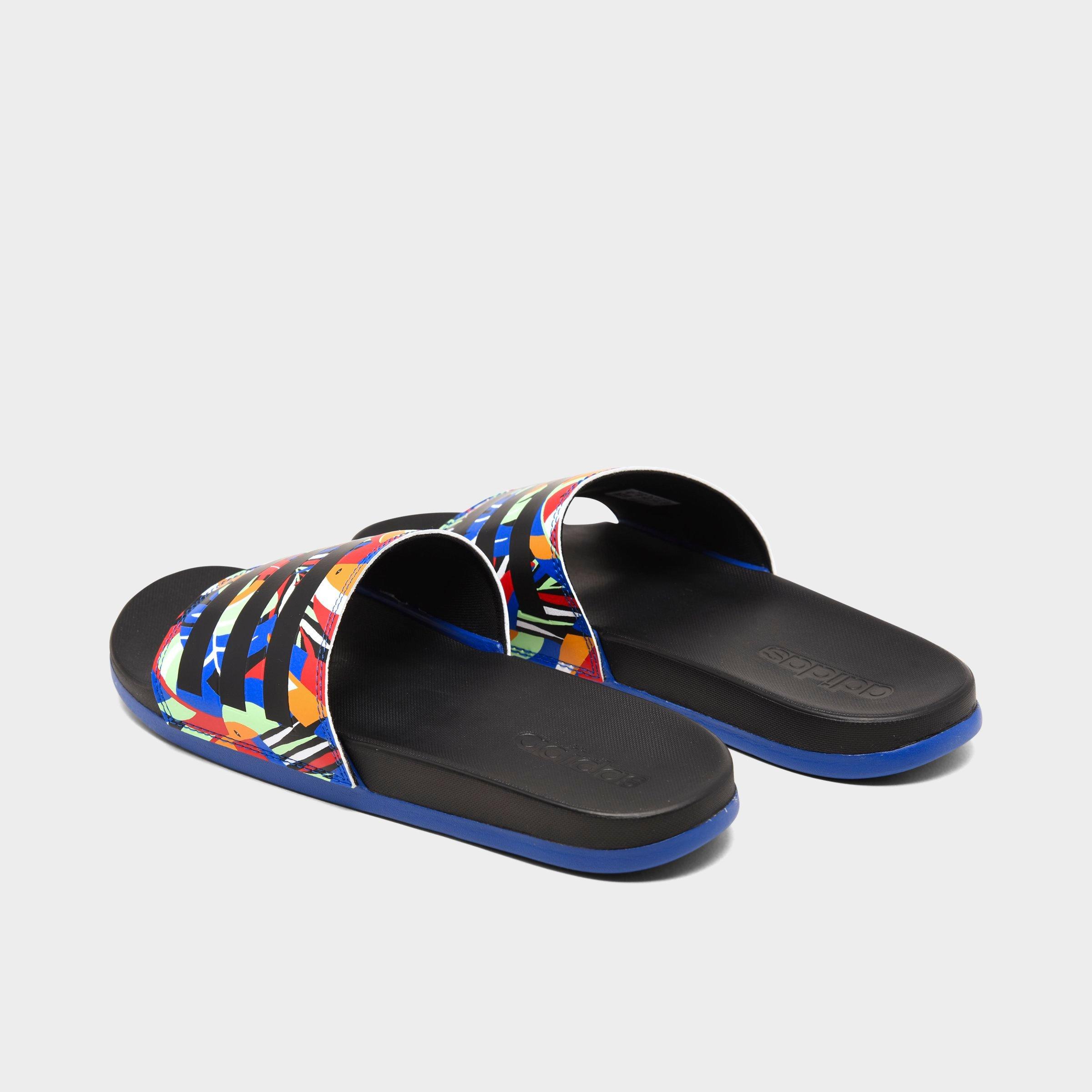 royal blue adidas slides