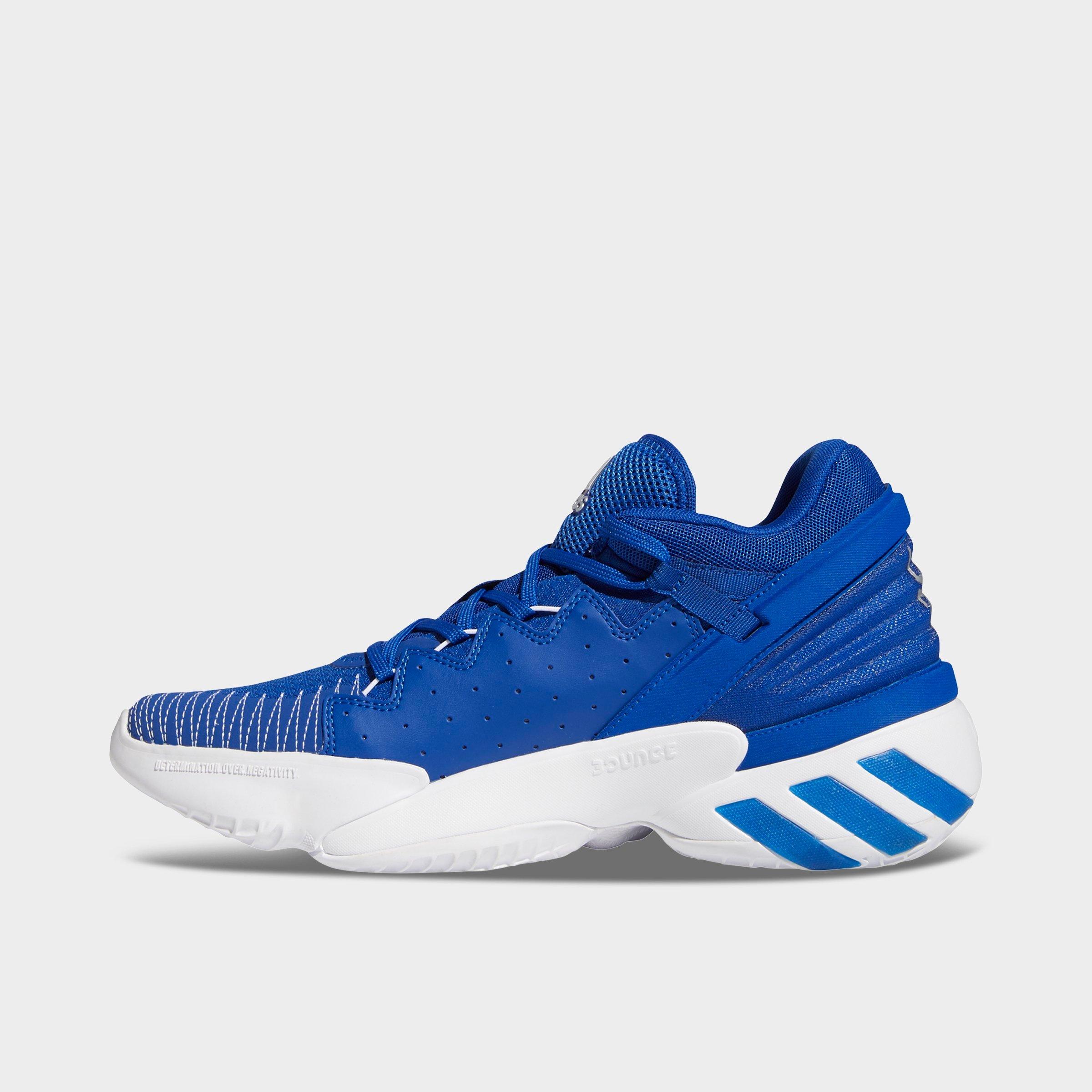 royal blue adidas basketball shoes