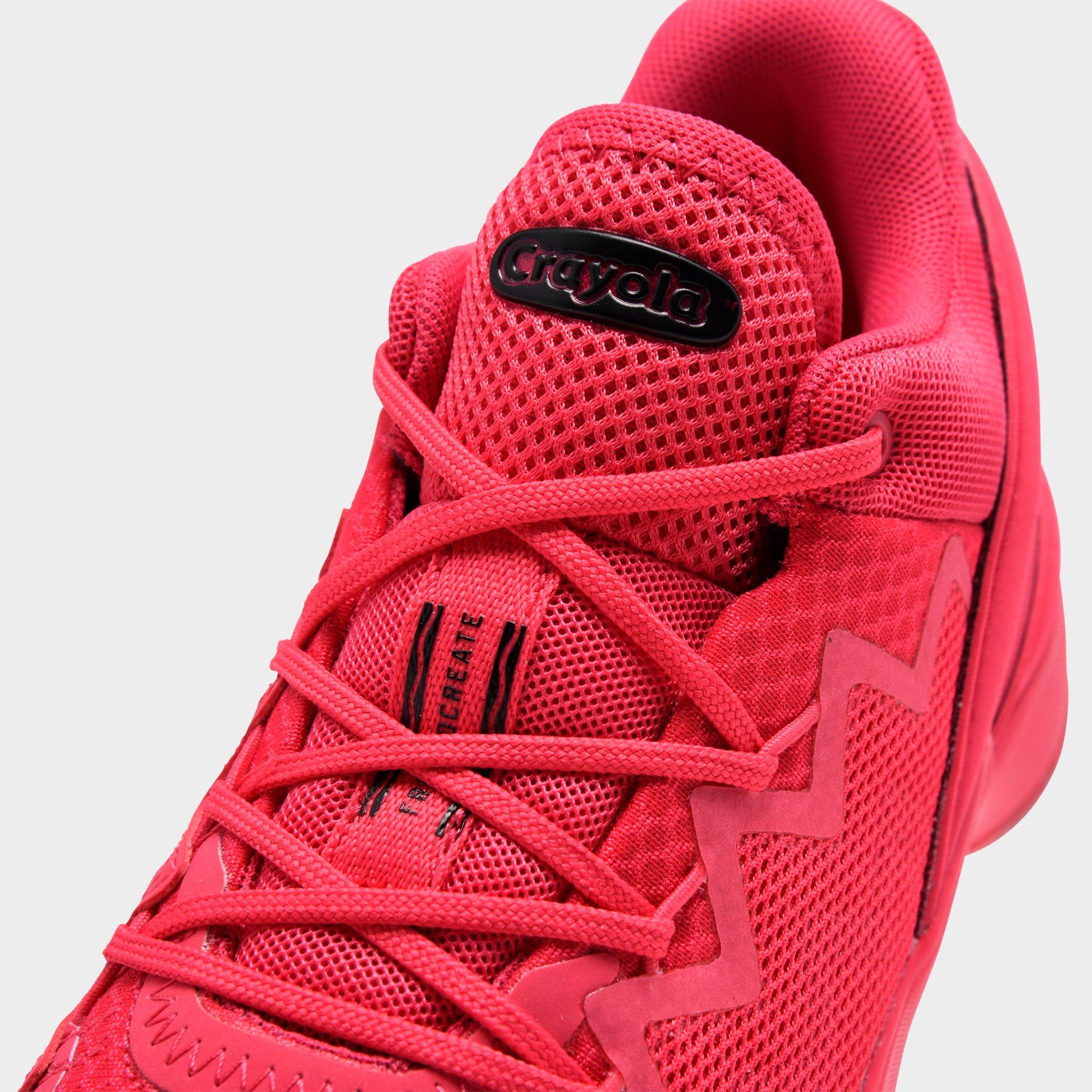 kids pink basketball shoes