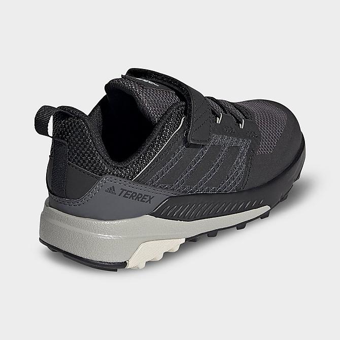 Front view of Big Kids' adidas Terrex Trailmaker Hiking Shoes in Grey/Black/Alumina Click to zoom